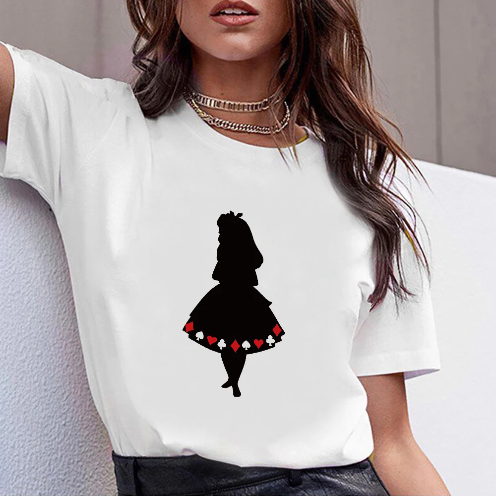 Drop Ship Follow The White Rabbit Print Fashion Tops Tshirts Clothes Women Alice In Wonderland Graphic Female Tee T-Shirt
Drop Ship Follow The White Rabbit Print Fashion Tops Tshirts Clothes Women Alice In Wonderland Graphic Female Tee T-Shirt