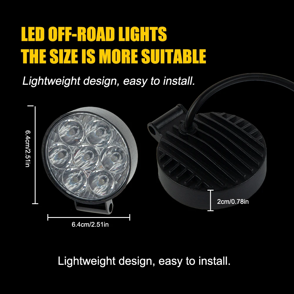 Motorcycle Light Work Light 1pc 2.5Inch 21W ABS+Aluminum Alloy Bright Light Waterproof IP67 LED Work Light Bar
Motorcycle Light Work Light 1pc 2.5Inch 21W ABS+Aluminum Alloy Bright Light Waterproof IP67 LED Work Light Bar