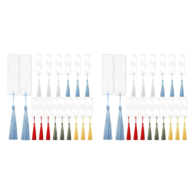 60 Pieces Blank Acrylic Bookmark Acrylic DIY Bookmark Unfinished Acrylic Book Markers Ornaments And 60 Colorful Tassels
60 Pieces Blank Acrylic Bookmark Acrylic DIY Bookmark Unfinished Acrylic Book Markers Ornaments And 60 Colorful Tassels