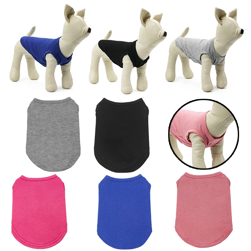 Dog Clothes Pet Sleeveless T-shirt Dog Pullover Pet Vest Daily Wear Comfortable Stylish Round Neck Classic Soild Color
Dog Clothes Pet Sleeveless T-shirt Dog Pullover Pet Vest Daily Wear Comfortable Stylish Round Neck Classic Soild Color