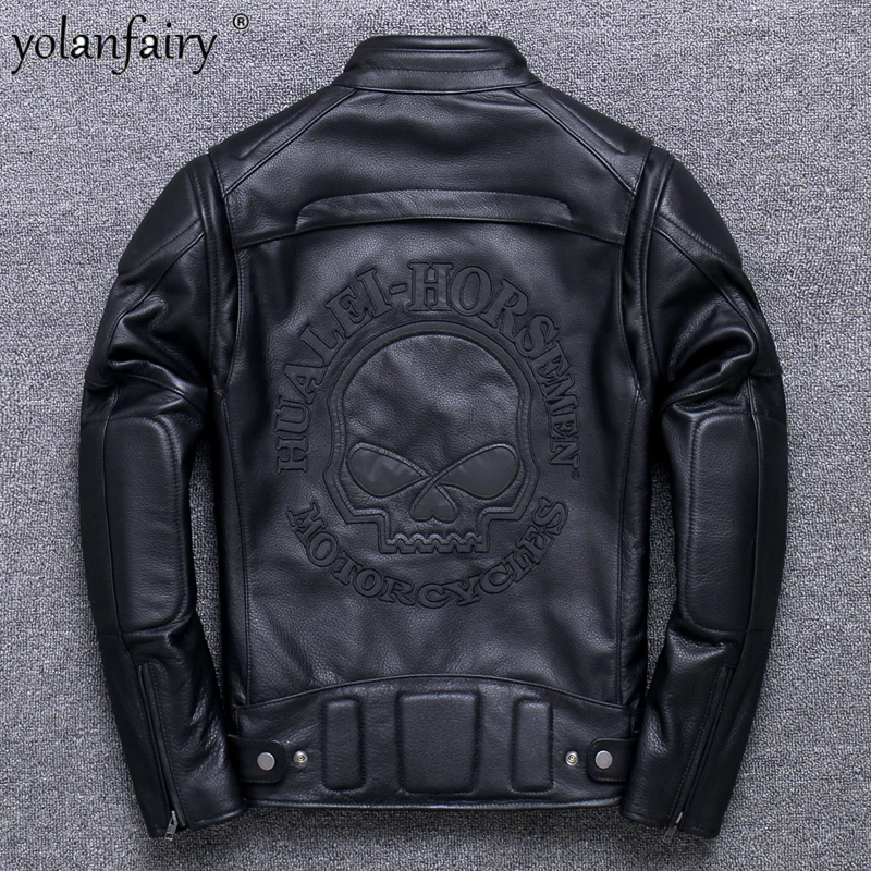 Мужская кожаная куртка со съемной подкладкой Xhl, куртка из натуральной воловьей кожи с верхним слоем и черепами, одежда для осени и зимы, 100%
Мужская кожаная куртка со съемной подкладкой Xhl, куртка из натуральной воловьей кожи с верхним слоем и черепами, одежда для осени и зимы, 100%