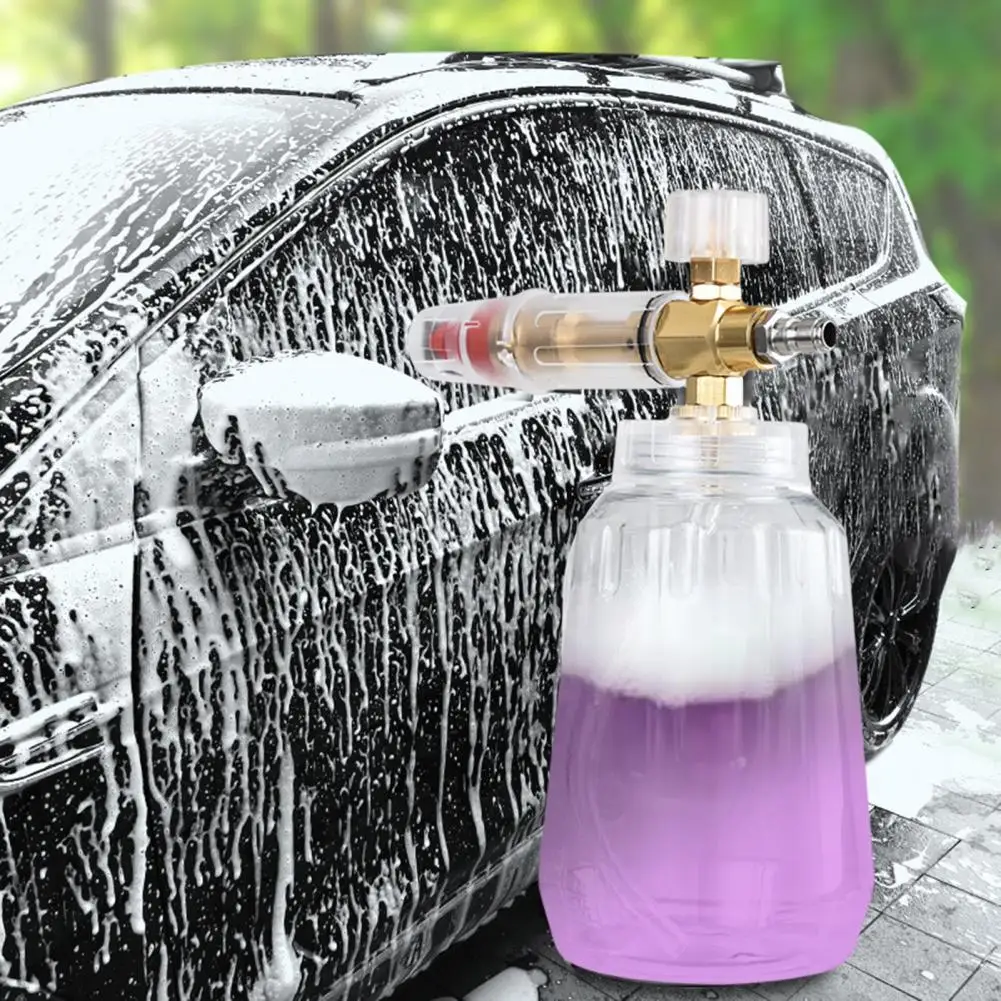 1 L Foam Pressure Washer Bottle Nozzle Car Wash Sprayer Professional Car Foam Fits Most Pressure Washing Accessories
1 L Foam Pressure Washer Bottle Nozzle Car Wash Sprayer Professional Car Foam Fits Most Pressure Washing Accessories