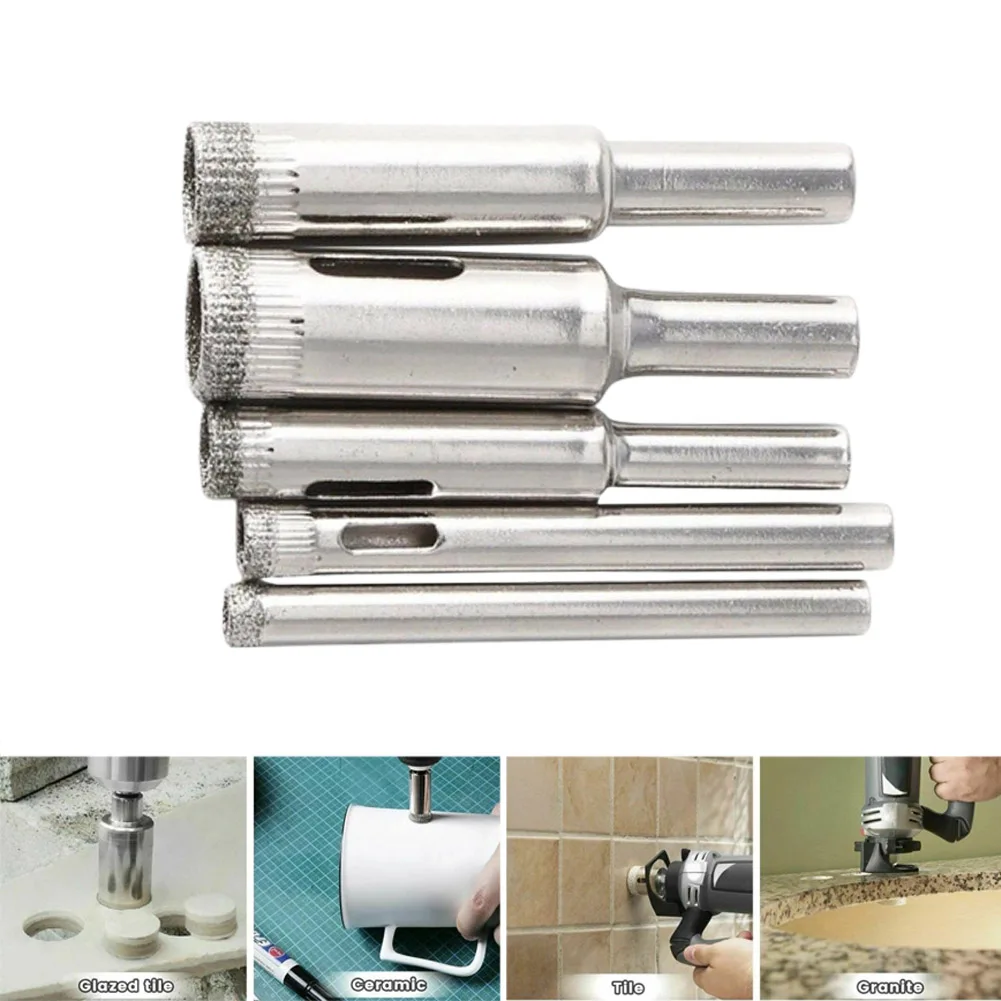 Brand New Diamond Tool Drill Bits Silver Tile Marble 5Pcs/Set Ceramic Diamond Coated Extraordinarily Sharp Glass
Brand New Diamond Tool Drill Bits Silver Tile Marble 5Pcs/Set Ceramic Diamond Coated Extraordinarily Sharp Glass