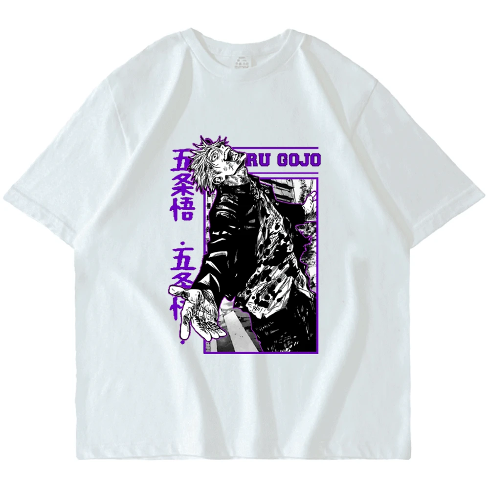 Jujutsu Kaisen Goju Saturo Anime T Shirts Japanese Streetwear Manga Graphics Print T-shirt Men Women Kawaii Oversized Tee Shirt
Jujutsu Kaisen Goju Saturo Anime T Shirts Japanese Streetwear Manga Graphics Print T-shirt Men Women Kawaii Oversized Tee Shirt