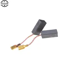 New 10pcs/lot Graphite Copper Motor Carbon Brushes Set Tight Copper Wire for Electric Hammer/Drill Angle Grinder 15*8*5mm