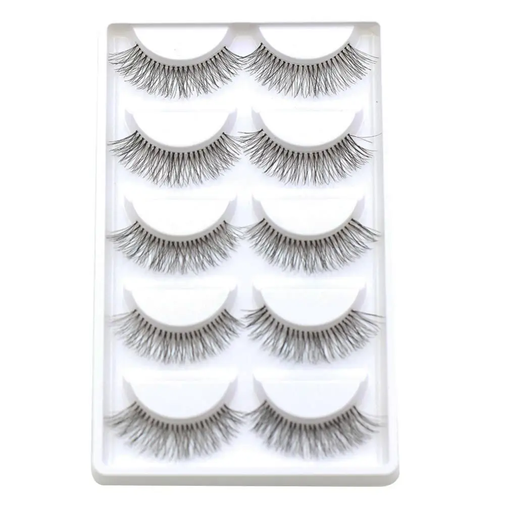 5 Pairs Natural Sparse Cross Eye Lashes Extension Volume Lashes Eyelash Extension Makeup Long False Eyelashes
5 Pairs Natural Sparse Cross Eye Lashes Extension Volume Lashes Eyelash Extension Makeup Long False Eyelashes