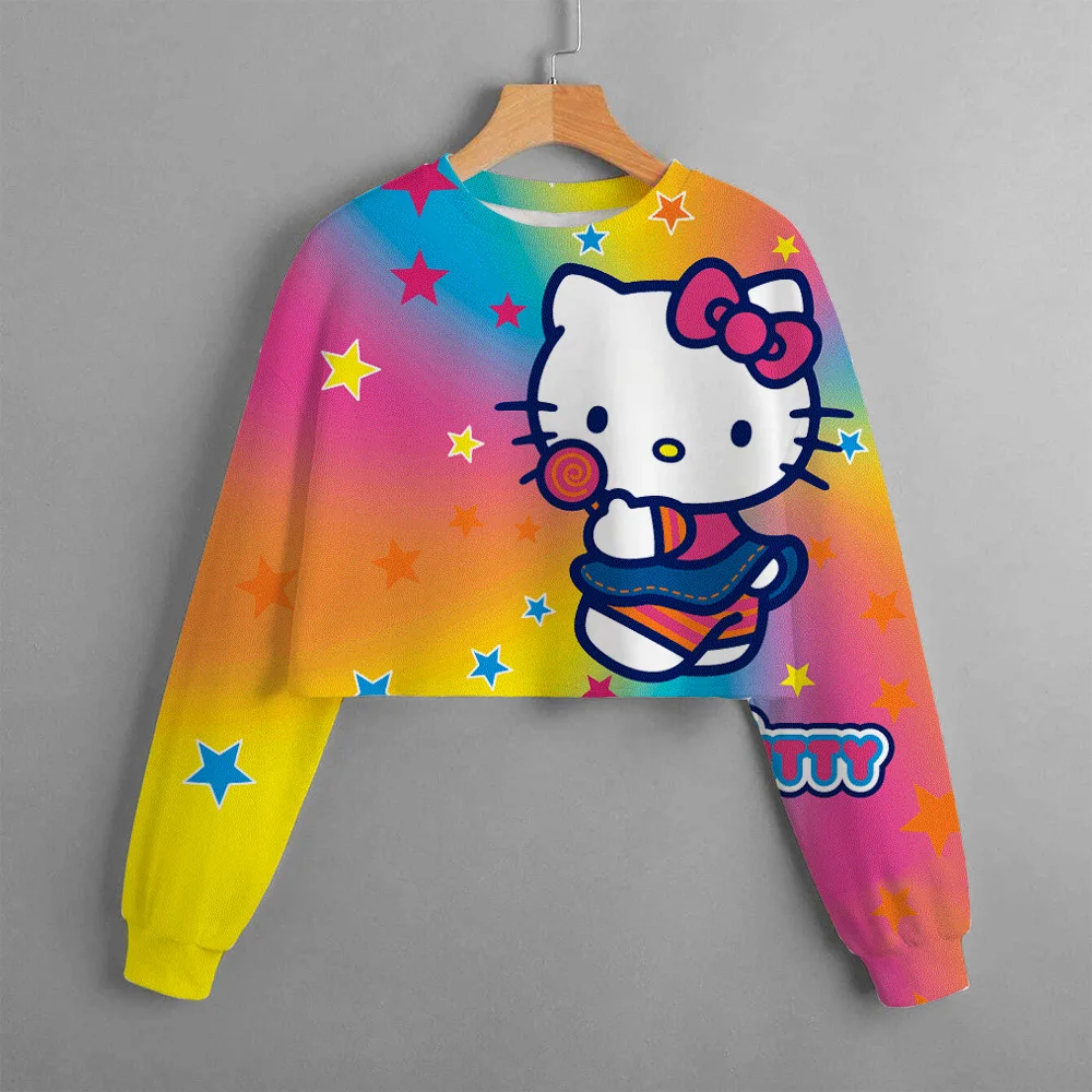 NEW Kawai Hello Kitty Children's Short Hoodie Cute Cartoon Children's Fashion Children's Clothing 2022 Baby Autumn Clothing
NEW Kawai Hello Kitty Children's Short Hoodie Cute Cartoon Children's Fashion Children's Clothing 2022 Baby Autumn Clothing