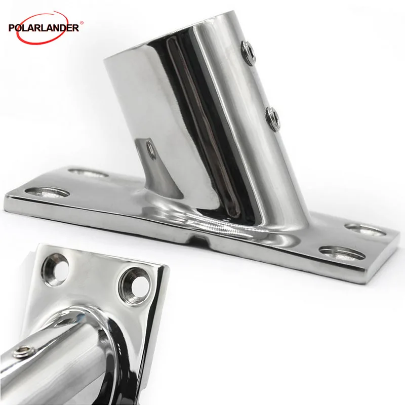 1PC Boat Hand Rail Fitting 316 Grade Stainless Steel 45 Degree 1" Rectangular Base-Marine Used for Ship Yacht Fiberglass Boats
1PC Boat Hand Rail Fitting 316 Grade Stainless Steel 45 Degree 1" Rectangular Base-Marine Used for Ship Yacht Fiberglass Boats