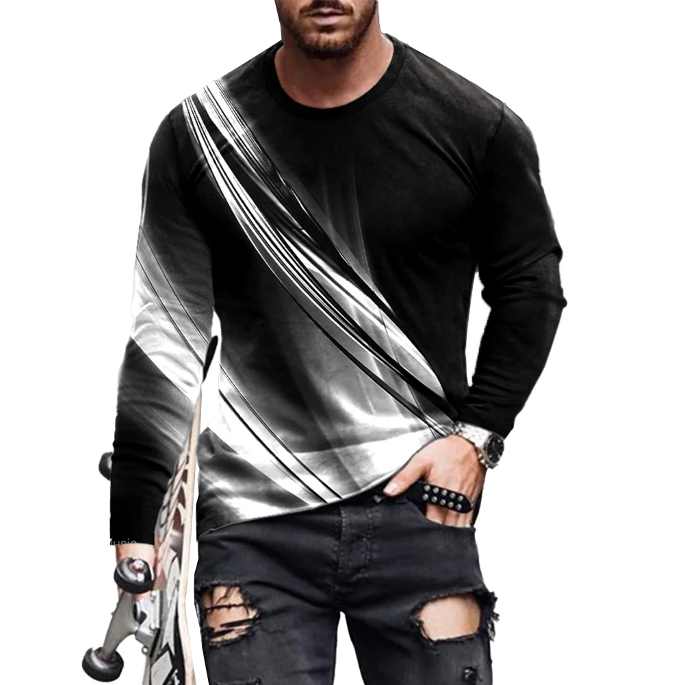Men Long Sleeve Pullover Casual Digital Print T Shirt Crew Neck Slim Fit Muscle Blouse Tops Tee Streetwear Fashion Men's Shirts
Men Long Sleeve Pullover Casual Digital Print T Shirt Crew Neck Slim Fit Muscle Blouse Tops Tee Streetwear Fashion Men's Shirts