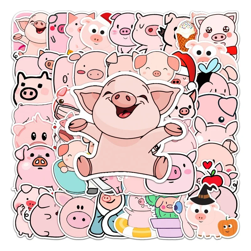 50PCS Cute Pink Pig Sticker Sticker Scrapbook Laptop Suitcase Mobile Phone Child Toy Sticker Wholesale So Cute Kawaii
50PCS Cute Pink Pig Sticker Sticker Scrapbook Laptop Suitcase Mobile Phone Child Toy Sticker Wholesale So Cute Kawaii