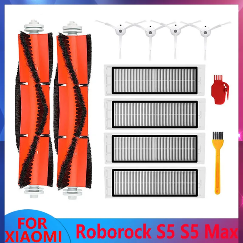Main Brush HEPA Filter Side Brush Kits For Xiaomi MI 1S Robot Vacuum Cleaners Parts Accessories For Roborock S50 S5 S6
Main Brush HEPA Filter Side Brush Kits For Xiaomi MI 1S Robot Vacuum Cleaners Parts Accessories For Roborock S50 S5 S6