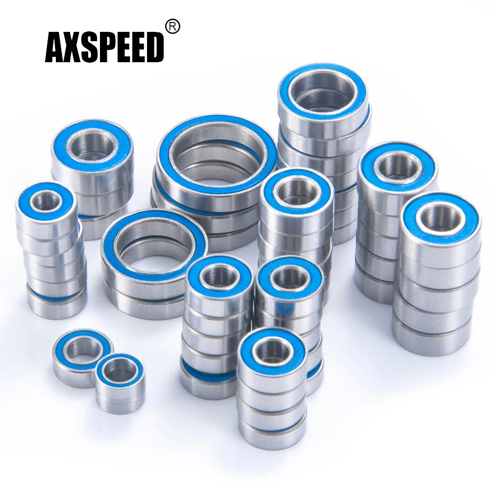 AXSPEED 55Pcs Wheel Hubs Axles Sealed Bearing Kit for Traxxas TRX-6 G63 1/10 RC Crawler Car Model Parts Accessories
AXSPEED 55Pcs Wheel Hubs Axles Sealed Bearing Kit for Traxxas TRX-6 G63 1/10 RC Crawler Car Model Parts Accessories