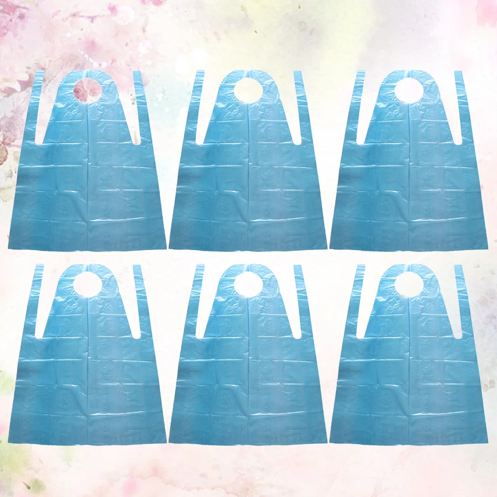 100pcs Disposable Aprons Plastic Apron Sleeveless Household Waterproof Oil Proof Apron Barbecue Kitchen Supplies (Blue)
100pcs Disposable Aprons Plastic Apron Sleeveless Household Waterproof Oil Proof Apron Barbecue Kitchen Supplies (Blue)