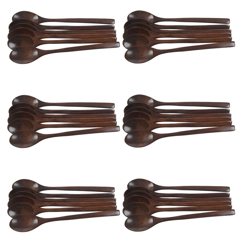 Wooden Spoons, 36 Pieces Wood Soup Spoons for Eating Mixing Stirring Cooking, Long Handle Spoon with Kitchen Utensil
Wooden Spoons, 36 Pieces Wood Soup Spoons for Eating Mixing Stirring Cooking, Long Handle Spoon with Kitchen Utensil