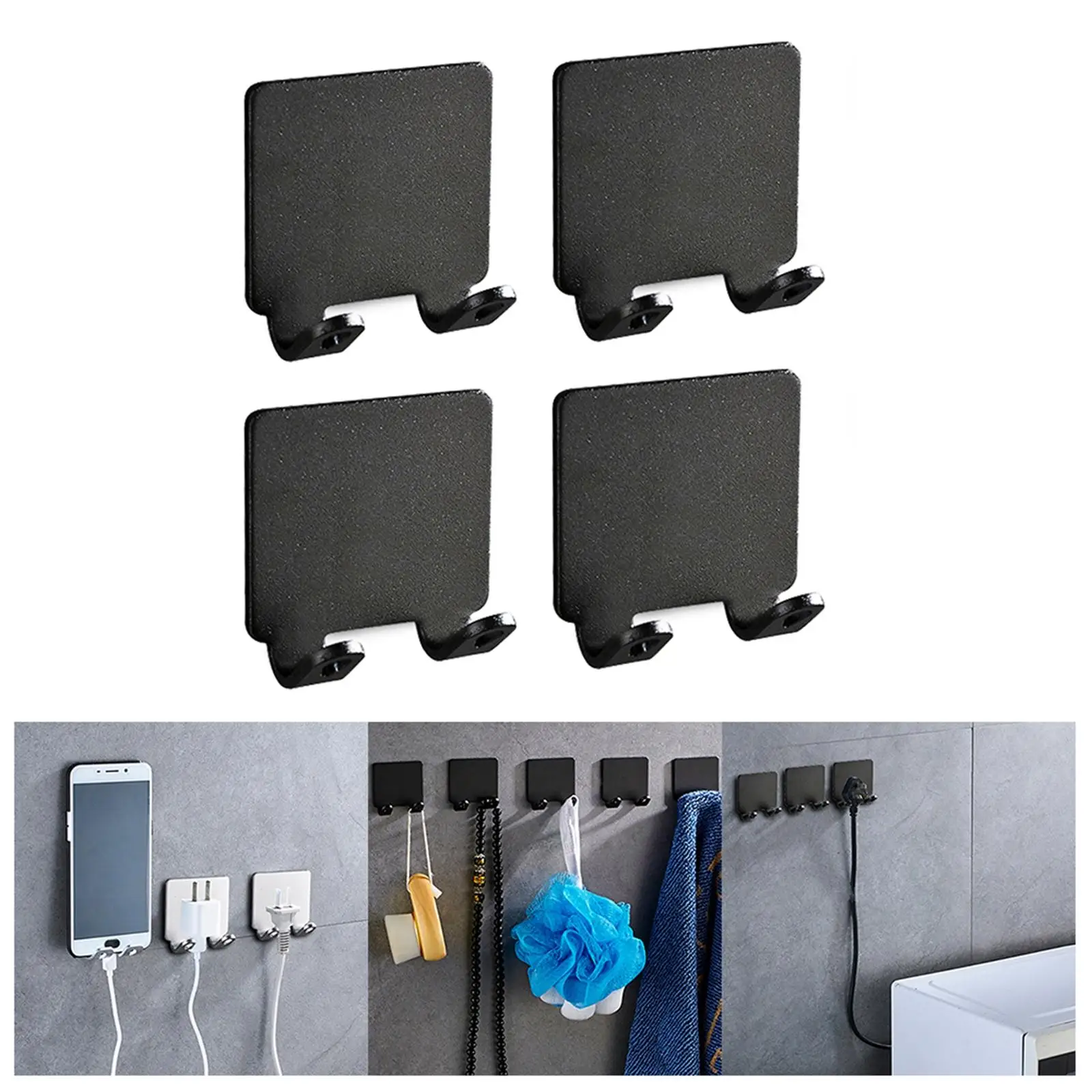 Self Adhesive Hooks Storage Hook Aluminum Multi Purpose Punch Free Shower Hooks for Towel
Self Adhesive Hooks Storage Hook Aluminum Multi Purpose Punch Free Shower Hooks for Towel
