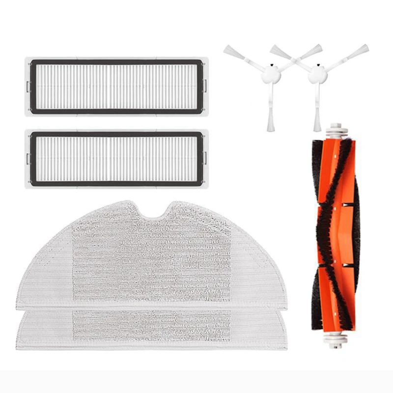 Сменные аксессуары для робота-пылесоса Xiaomi 1T 1C F9 Stytj01zhm, HEPA фильтр, боковая щетка, основная щетка, швабра 
Сменные аксессуары для робота-пылесоса Xiaomi 1T 1C F9 Stytj01zhm, HEPA фильтр, боковая щетка, основная щетка, швабра