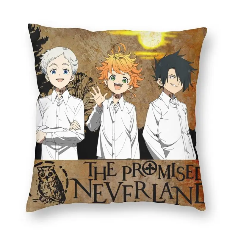 The Promised Neverland Cushion Covers Emma Norman Ray Anime Manga Throw Pillow Case for Sofa Square Pillowcase Home Decorative
The Promised Neverland Cushion Covers Emma Norman Ray Anime Manga Throw Pillow Case for Sofa Square Pillowcase Home Decorative