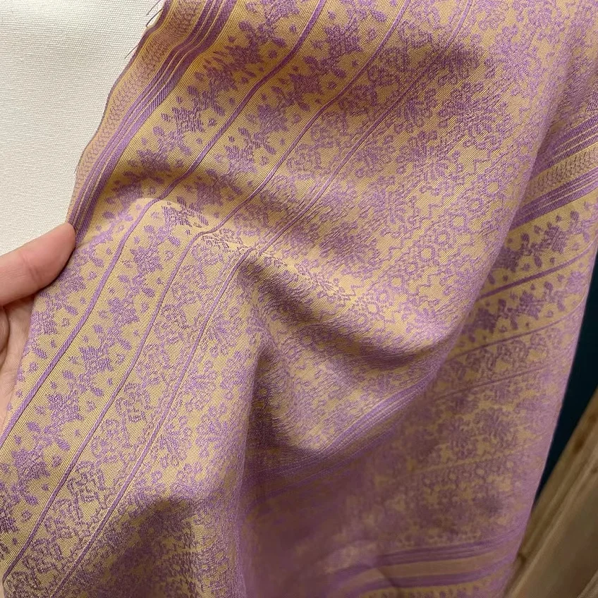 

150cm Width Limited Edition Classical Linen Jacquard Cheongsam Ancient Suit DIY Cloth
