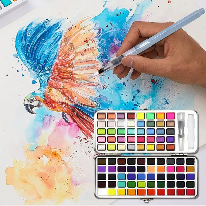 Water Color Paint Set Beginner 90 Colors Watercolor Paint Kit Portable Water Color Paints For Kids & Adults Party Favors Craft
Water Color Paint Set Beginner 90 Colors Watercolor Paint Kit Portable Water Color Paints For Kids & Adults Party Favors Craft