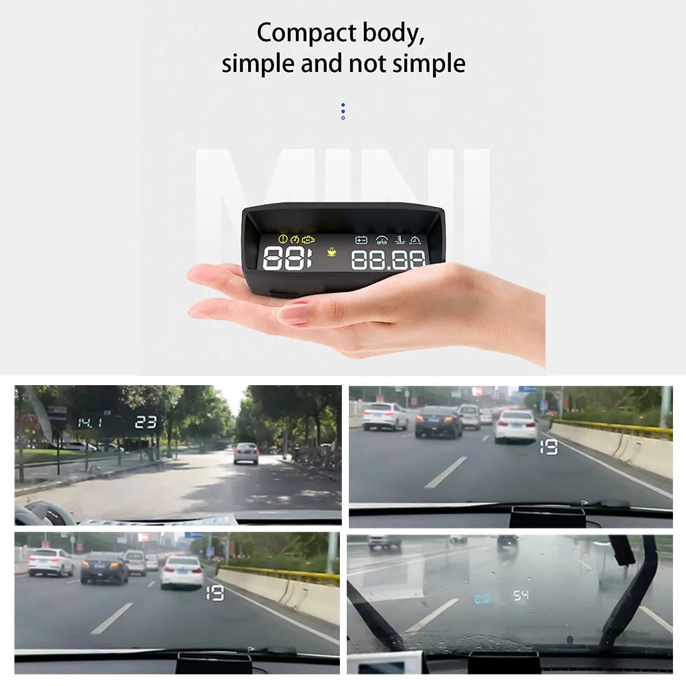 Universal Head Up Display Car HUD Display Car HD Speed Digital Projector OBD2 II EUOBD Car HUD Head Up Display 4F
Universal Head Up Display Car HUD Display Car HD Speed Digital Projector OBD2 II EUOBD Car HUD Head Up Display 4F