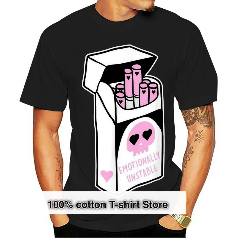 Emotionally Unstable Kawaii Pastel Goth Cigarette Men'S T Shirt Size S - 3Xl Tops New Unisex Funny Tee Shirt
Emotionally Unstable Kawaii Pastel Goth Cigarette Men'S T Shirt Size S - 3Xl Tops New Unisex Funny Tee Shirt