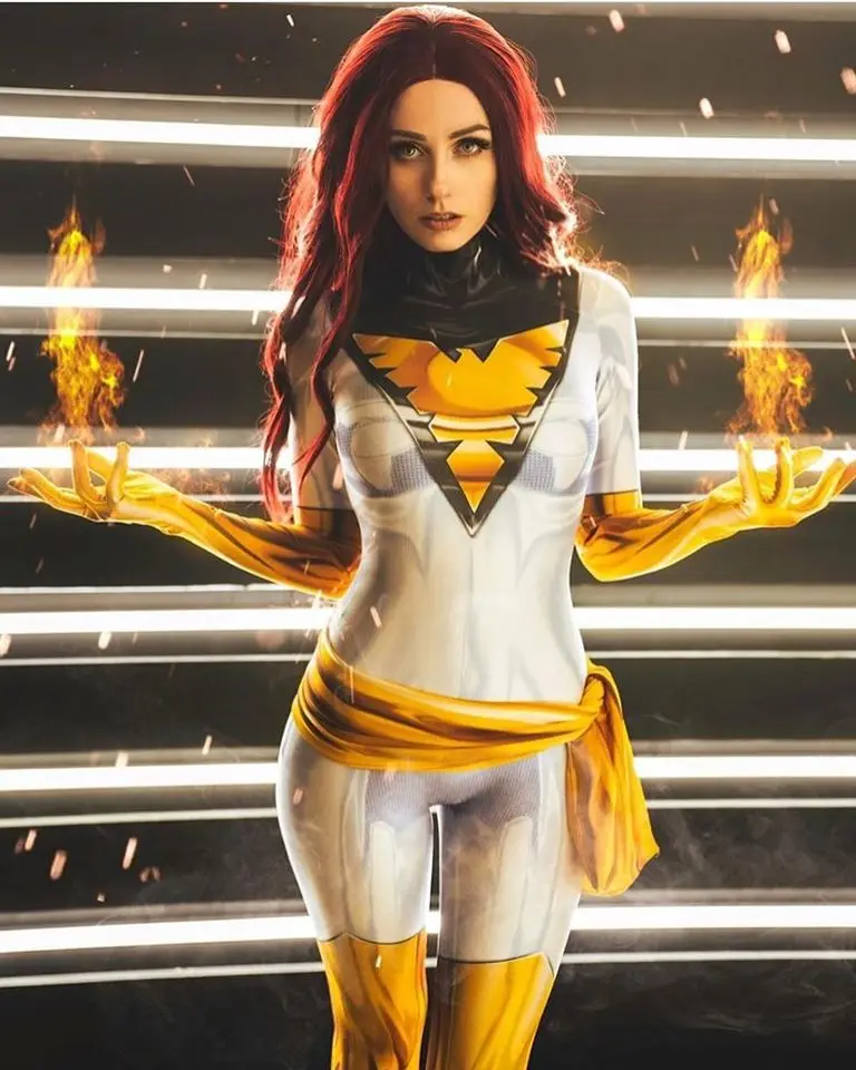

Многоцветный темный костюм Феникса для косплея X-Men боди супергероя феникса с 3D принтом кожи зентай
