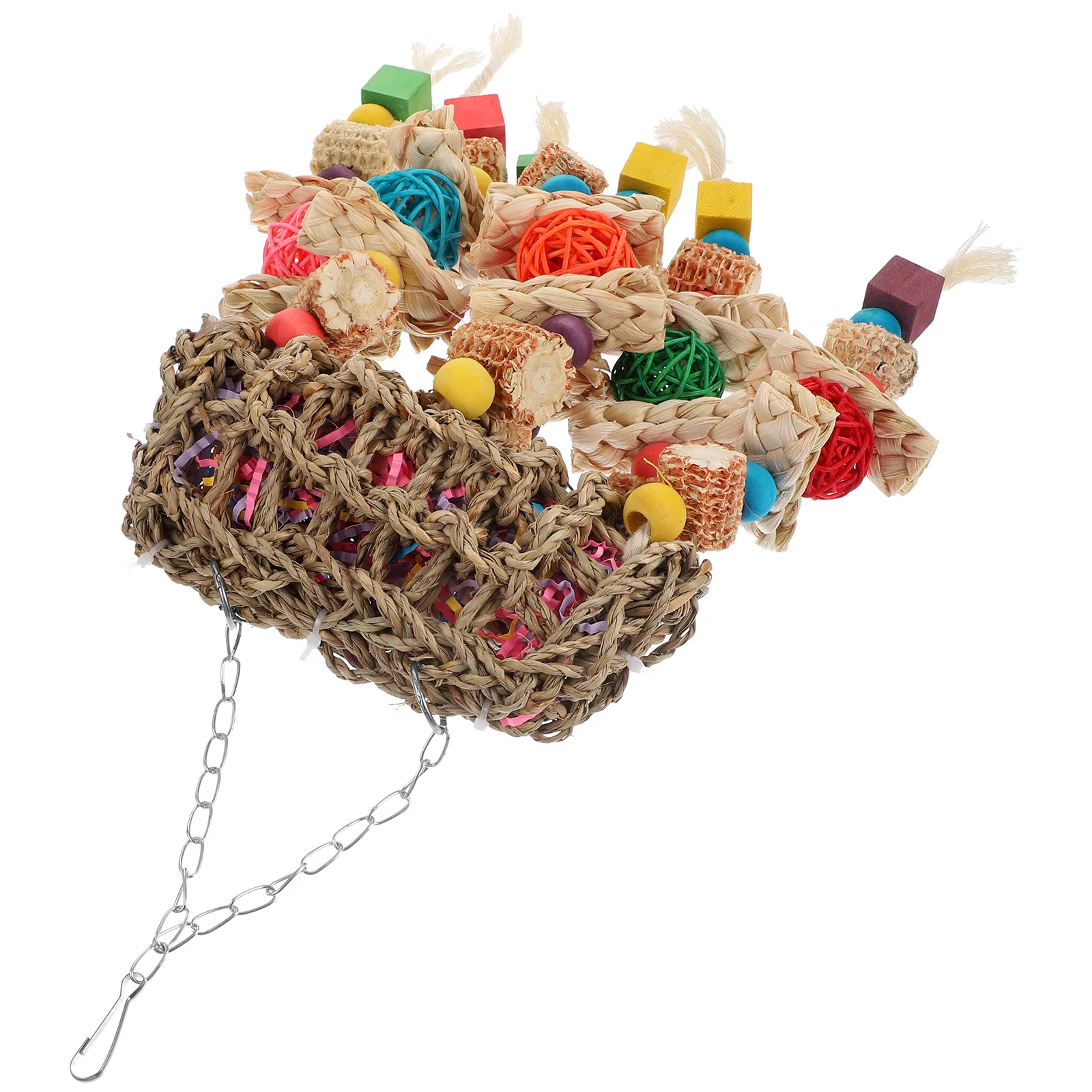 The Swing Parrot Chewing Toy Bird Hanging Plaything Parakeet Cage Shredding Toys Parrots 
The Swing Parrot Chewing Toy Bird Hanging Plaything Parakeet Cage Shredding Toys Parrots