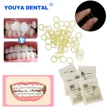 100pc/bag Orthodontic Elastics Latex Rings Braces Dental Rubber Braces Band Non-toxic Materials 3.5OZ Dentist Rubber Bands Ortho