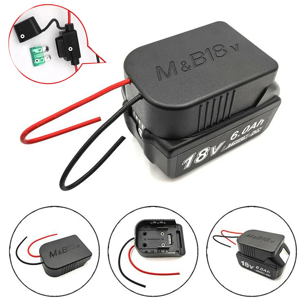 18V Power Connector Adapter 95x74x33mm Spring Holder Battery Adapter For DeWalts 18V 20V Li-Ion Batteries Electric Tools
18V Power Connector Adapter 95x74x33mm Spring Holder Battery Adapter For DeWalts 18V 20V Li-Ion Batteries Electric Tools