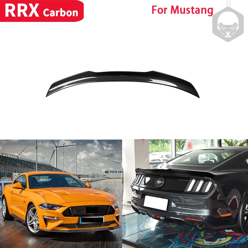 RRX Real Carbon Fiber Car Exterior Rear Spoiler Sport Fixed Wind Wing for Ford Mustang 2015-2022 Car Styling Accessories
RRX Real Carbon Fiber Car Exterior Rear Spoiler Sport Fixed Wind Wing for Ford Mustang 2015-2022 Car Styling Accessories