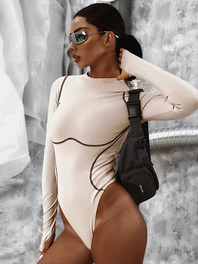 2020 Winter Women Sexy Bodycon Bodysuit Spring Knitted Solid Khaki Long Sleeve Bodysuit Body Tops For Women Jumpsuit
2020 Winter Women Sexy Bodycon Bodysuit Spring Knitted Solid Khaki Long Sleeve Bodysuit Body Tops For Women Jumpsuit