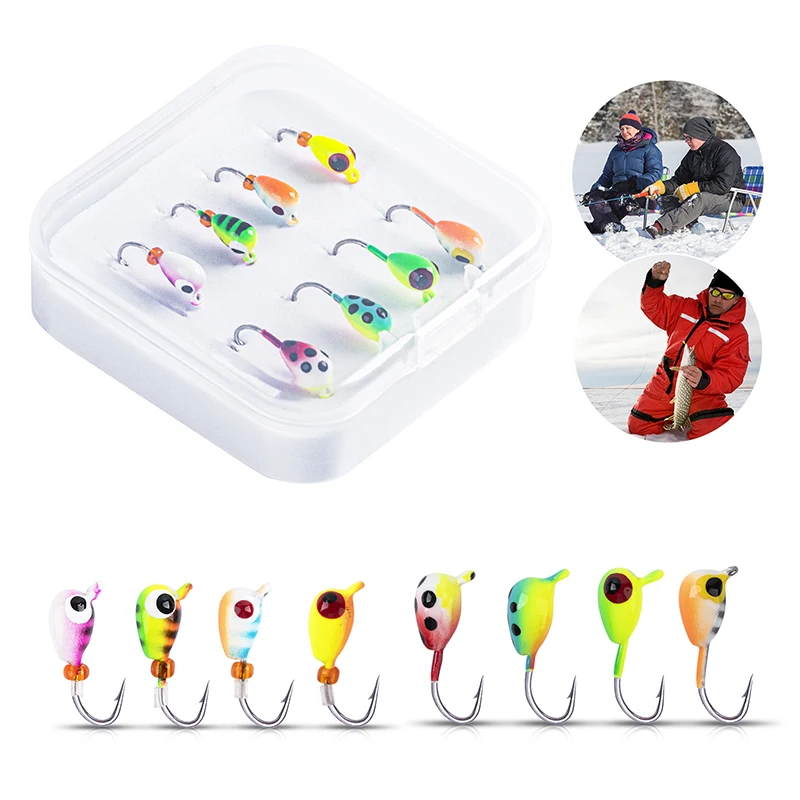 Goture Ice Fishing Lure 8pcs/set Artificial Bait Tungsten Jig Small 0.7-1.85g Winter Ice Fishing Hook Pike Bass Lure Tackle
Goture Ice Fishing Lure 8pcs/set Artificial Bait Tungsten Jig Small 0.7-1.85g Winter Ice Fishing Hook Pike Bass Lure Tackle