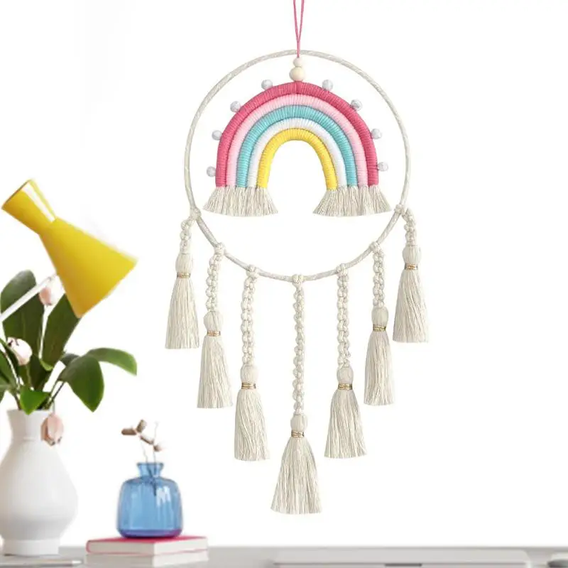 Macrame Wall Rainbow Wall Pediment Modern Boho Wall Art For Living Room Bedroom Baby Nursery Dorm Home Decor
Macrame Wall Rainbow Wall Pediment Modern Boho Wall Art For Living Room Bedroom Baby Nursery Dorm Home Decor