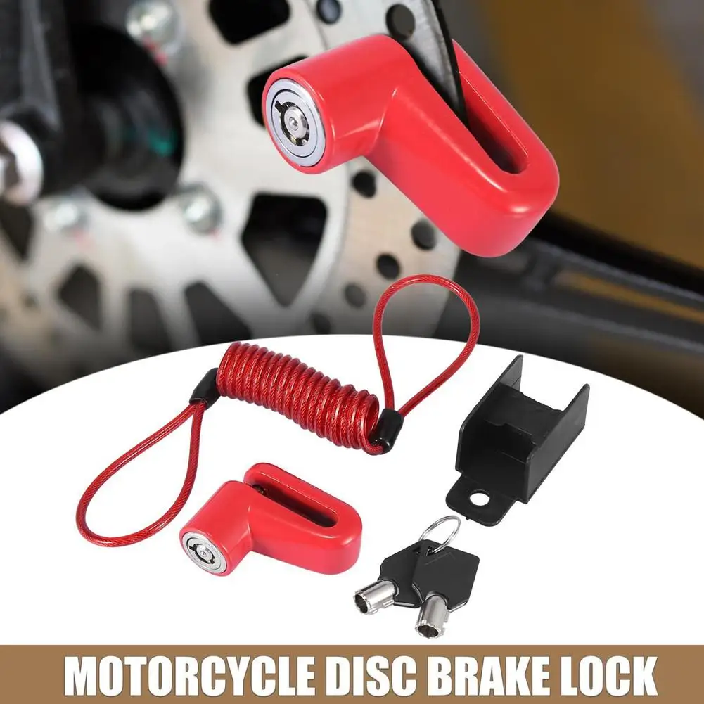 1 Set Motorcycle Disc Brake Lock With Red Rope Kit Aluminum Alloy Security Anti-theft Protection Motorcycle Accessories
1 Set Motorcycle Disc Brake Lock With Red Rope Kit Aluminum Alloy Security Anti-theft Protection Motorcycle Accessories