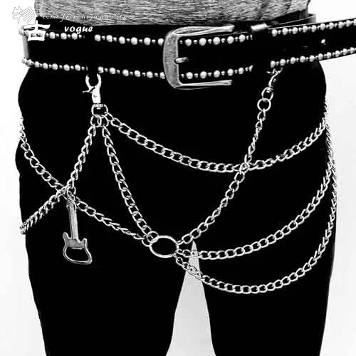 Punk hip hop performance stage accessories pants chain metal chain personalized apron waist chain Unisex
Punk hip hop performance stage accessories pants chain metal chain personalized apron waist chain Unisex