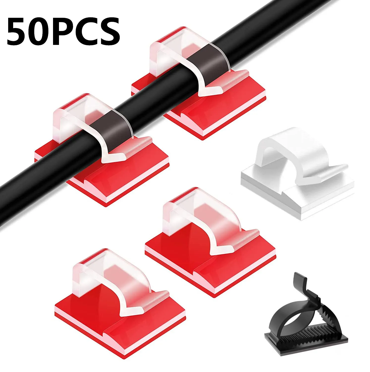 10/20/50PCS Cable Organizer Clips Wire Winder Holder Earphone Mouse Cord Clip Protector USB Cable Management Clips Wire Manager
10/20/50PCS Cable Organizer Clips Wire Winder Holder Earphone Mouse Cord Clip Protector USB Cable Management Clips Wire Manager