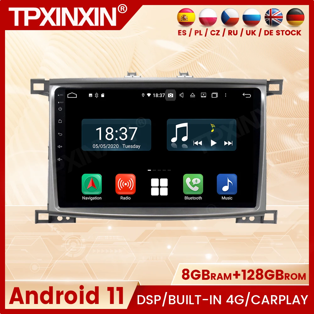 2 Din Android Automotive Multimedia For Toyota LC100 2005 2006 2007 High Level Radio Coche With Bluetooth Carplay GPS Navigation
2 Din Android Automotive Multimedia For Toyota LC100 2005 2006 2007 High Level Radio Coche With Bluetooth Carplay GPS Navigation