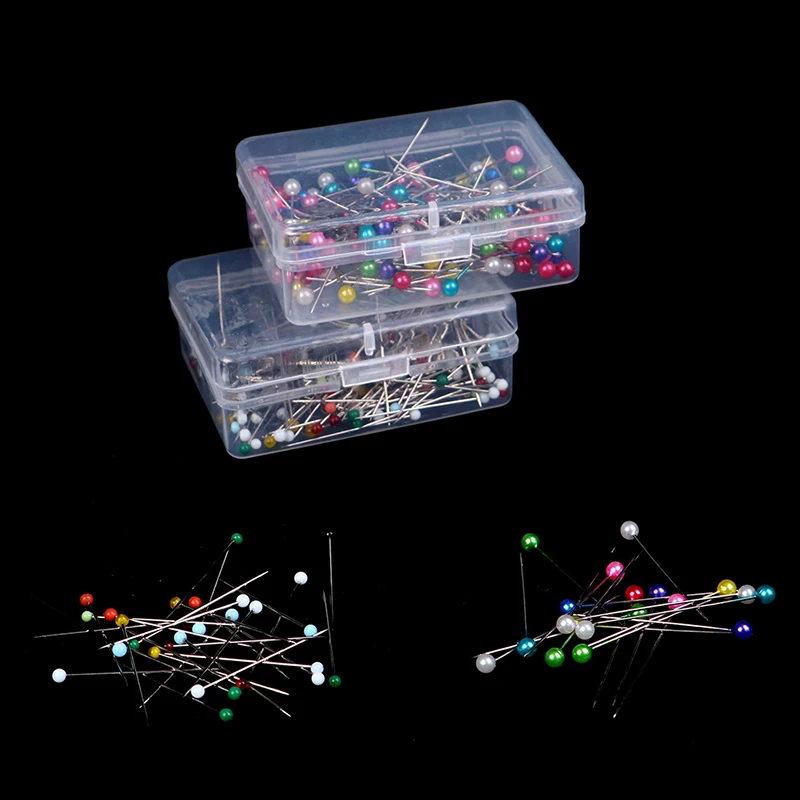 26/32mm 200Pcs New Multi-Color Sewing Pins Round Pearl Head Dressmaking Pins Weddings Corsage Florists Sewing Pin With Box
26/32mm 200Pcs New Multi-Color Sewing Pins Round Pearl Head Dressmaking Pins Weddings Corsage Florists Sewing Pin With Box