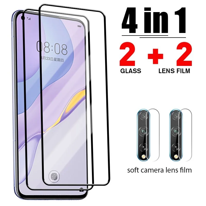 4IN1 Full Cover Tempered Glass for Huawei P50 P40 P30 Lite Pro Screen Protector for Huawei Mate 20 30 Lite P Smart 2021 Z Glass
4IN1 Full Cover Tempered Glass for Huawei P50 P40 P30 Lite Pro Screen Protector for Huawei Mate 20 30 Lite P Smart 2021 Z Glass