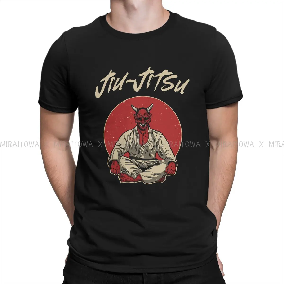 Футболка Oni Demon BJJ для джиу-джитсу и ММА, Мужская футболка с графическим принтом в стиле Харадзюку, большая мужская одежда с круглым вырезом
Футболка Oni Demon BJJ для джиу-джитсу и ММА, Мужская футболка с графическим принтом в стиле Харадзюку, большая мужская одежда с круглым вырезом