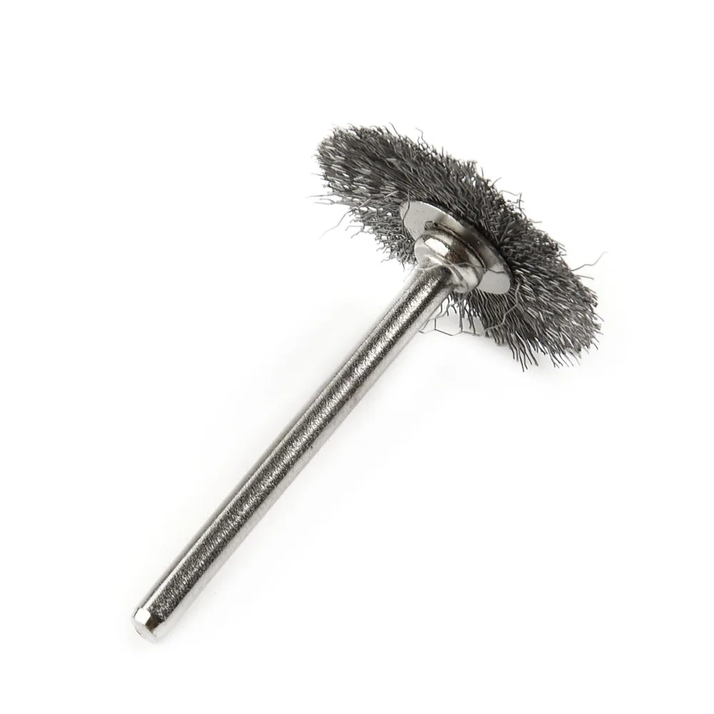 Durable Wire Brush Accessories Silver High Quality Power Tools Stainless Steel T-shaped Tools Wheel Brushes 10 Pcs
Durable Wire Brush Accessories Silver High Quality Power Tools Stainless Steel T-shaped Tools Wheel Brushes 10 Pcs