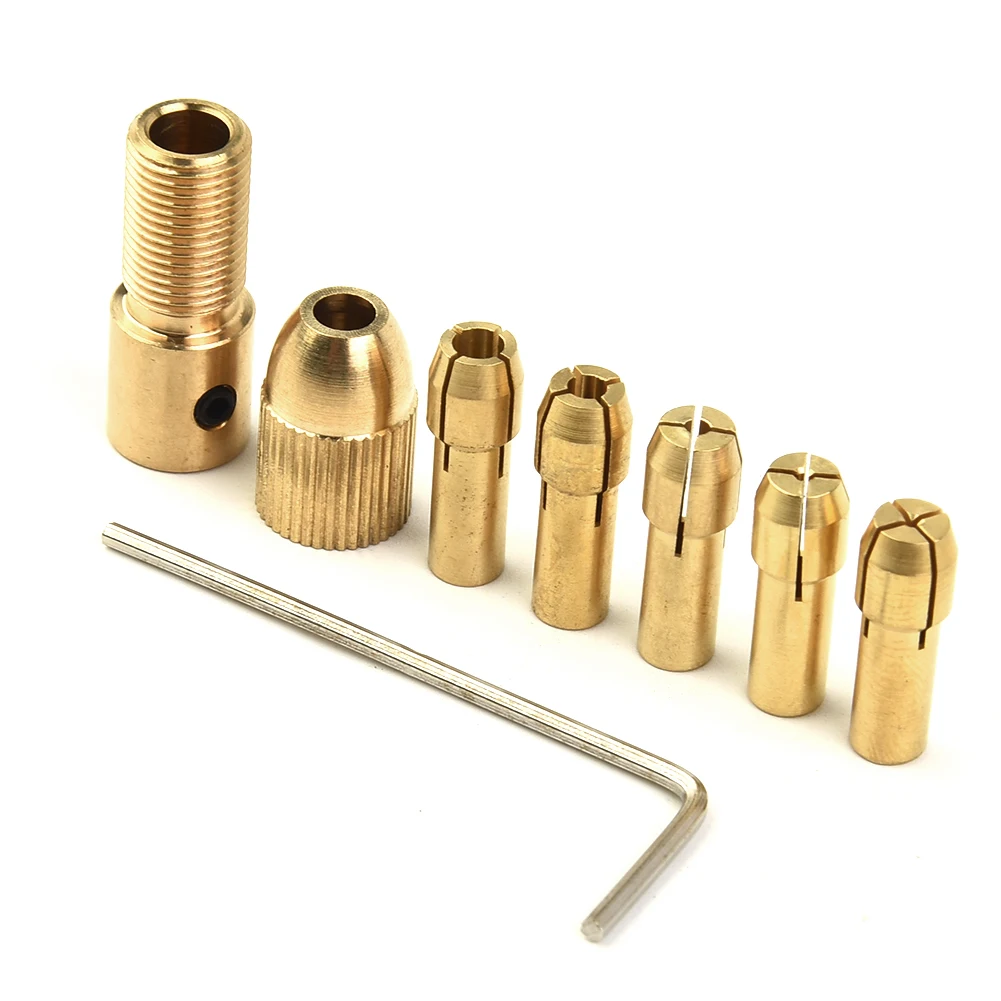 7pcs/Set High Quality Brass Mini Drill Chuck 0.5 /1.0/ 1.5/ 2.5/ 3.0mm Use With Hand Drills Or Electric Drills For Drilling ABS
7pcs/Set High Quality Brass Mini Drill Chuck 0.5 /1.0/ 1.5/ 2.5/ 3.0mm Use With Hand Drills Or Electric Drills For Drilling ABS