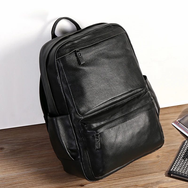 Mens Genuine Leather Backpack Large Capacity Travel Backpacks Men Waterproof Big Backpack Laptop 15.6 inch Notebook Bag For Boys
Mens Genuine Leather Backpack Large Capacity Travel Backpacks Men Waterproof Big Backpack Laptop 15.6 inch Notebook Bag For Boys