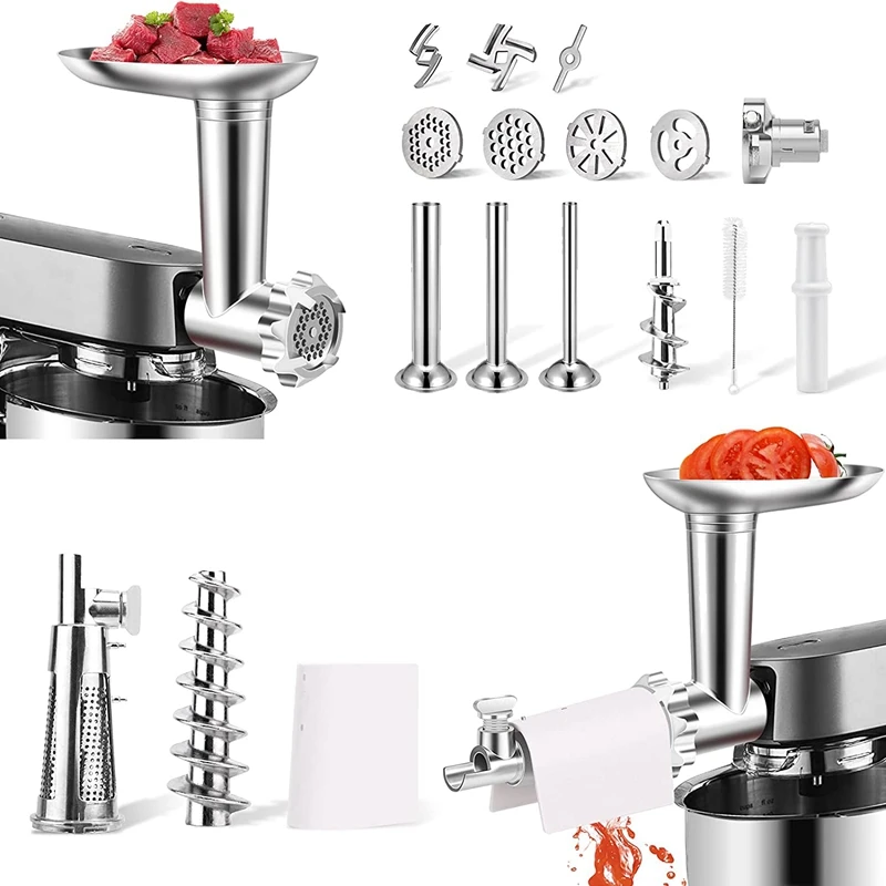 Tomato Juicer Attachment And Meat Grinder Attachments For Ken-Wood Stand Mixer,Sausage Stuffer Accessories
Tomato Juicer Attachment And Meat Grinder Attachments For Ken-Wood Stand Mixer,Sausage Stuffer Accessories