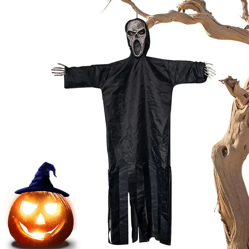Halloween Grim Reaper Ghostface Scarecrow Yard Art Hanging Scary Scream Ghost Scream Ghostface Scarecrow Outdoor Garden Decor
Halloween Grim Reaper Ghostface Scarecrow Yard Art Hanging Scary Scream Ghost Scream Ghostface Scarecrow Outdoor Garden Decor