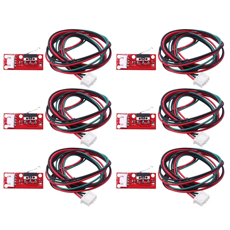 6 шт., механический концевой выключатель для 3D принтера Makerbot Prusa Mendel Reprap Cnc Arduino Mega 2560 1280
6 шт., механический концевой выключатель для 3D принтера Makerbot Prusa Mendel Reprap Cnc Arduino Mega 2560 1280