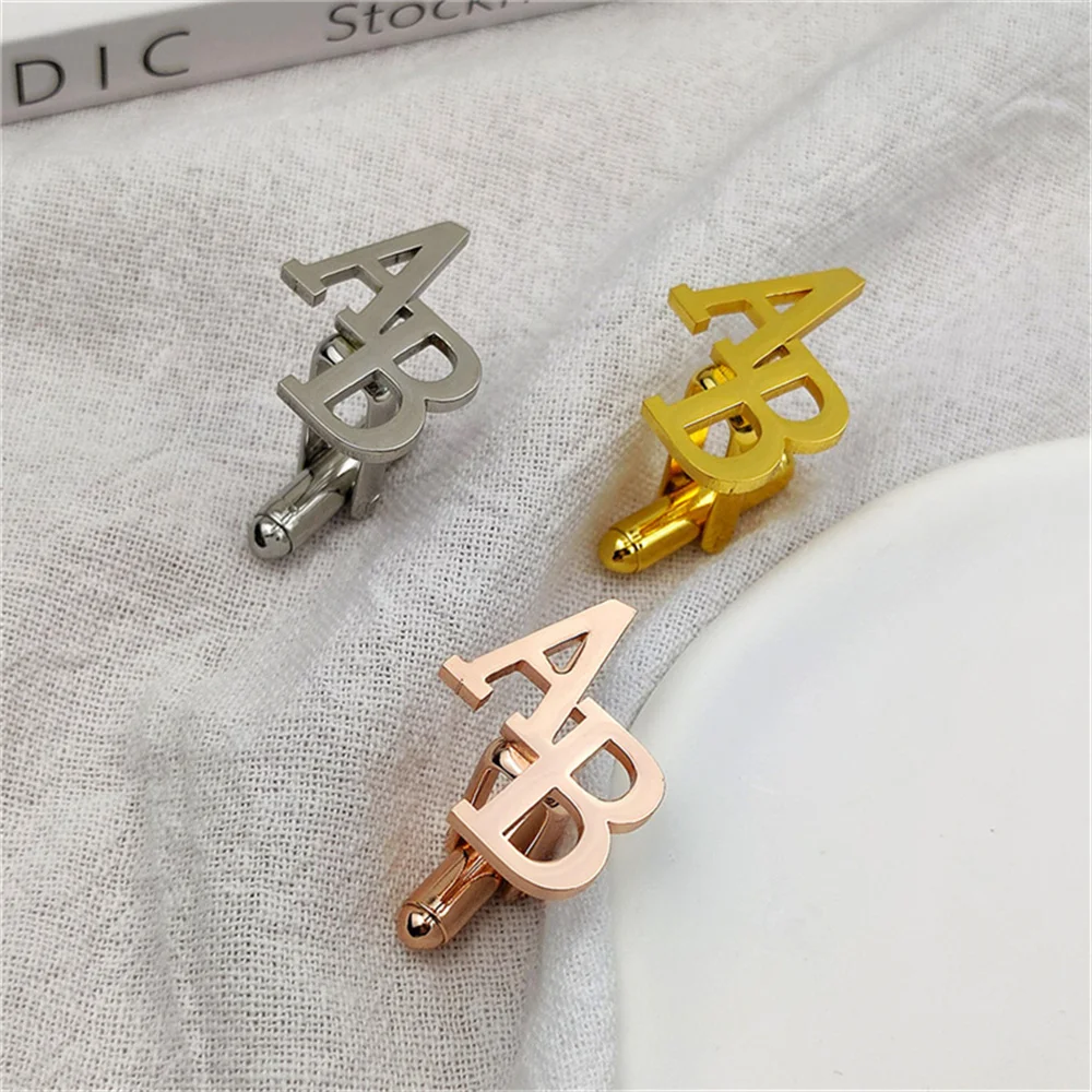 High Quality Stainless Steel Cufflinks for Women Customized Name Initials Cufflinks Mans French Suit Accessories Jewellery Gift
High Quality Stainless Steel Cufflinks for Women Customized Name Initials Cufflinks Mans French Suit Accessories Jewellery Gift