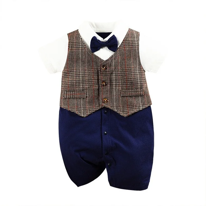Baby Boy Gentleman Romper Bodysuit Baby Vest Suit Newborn Baby Short Sleeve One-pieces Bodysuits Jumpsuit Baby Birthday Outfit
Baby Boy Gentleman Romper Bodysuit Baby Vest Suit Newborn Baby Short Sleeve One-pieces Bodysuits Jumpsuit Baby Birthday Outfit