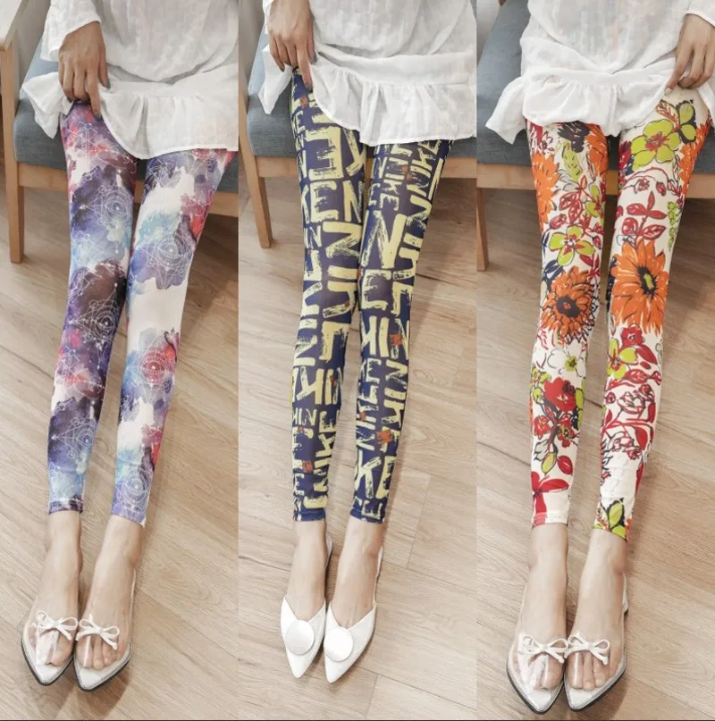 Summer Mesh Breathable Women's Leggings Geometric Printing Elasticity Cool Lolita Hottie Gauze Pencil Pants Wholesale
Summer Mesh Breathable Women's Leggings Geometric Printing Elasticity Cool Lolita Hottie Gauze Pencil Pants Wholesale