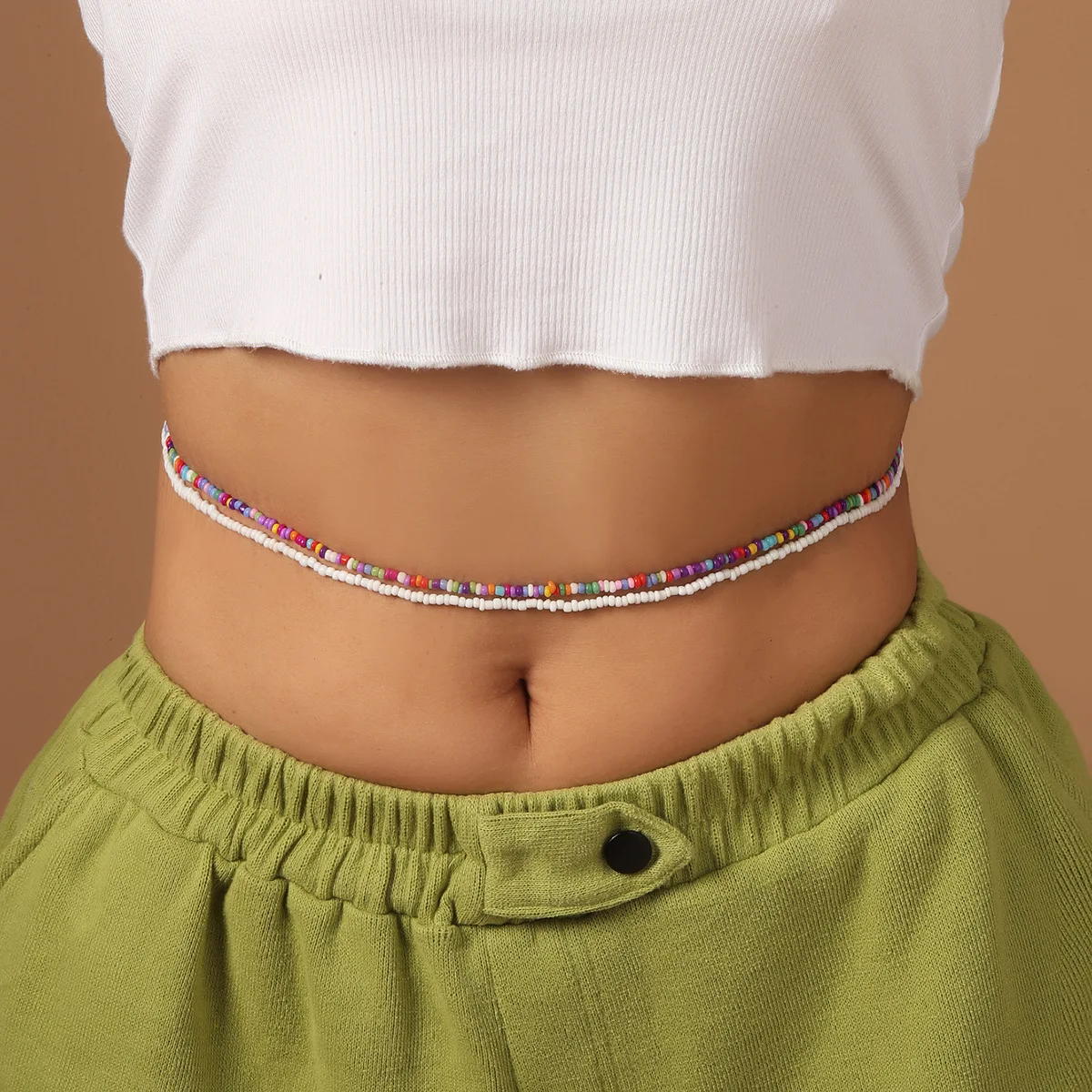 2022 Summer Bohemia Colorful Handmade Beaded Chain Body Belly Chain Party Jewelry Beach Fashion Sexy Waist Chain For Women Gift
2022 Summer Bohemia Colorful Handmade Beaded Chain Body Belly Chain Party Jewelry Beach Fashion Sexy Waist Chain For Women Gift